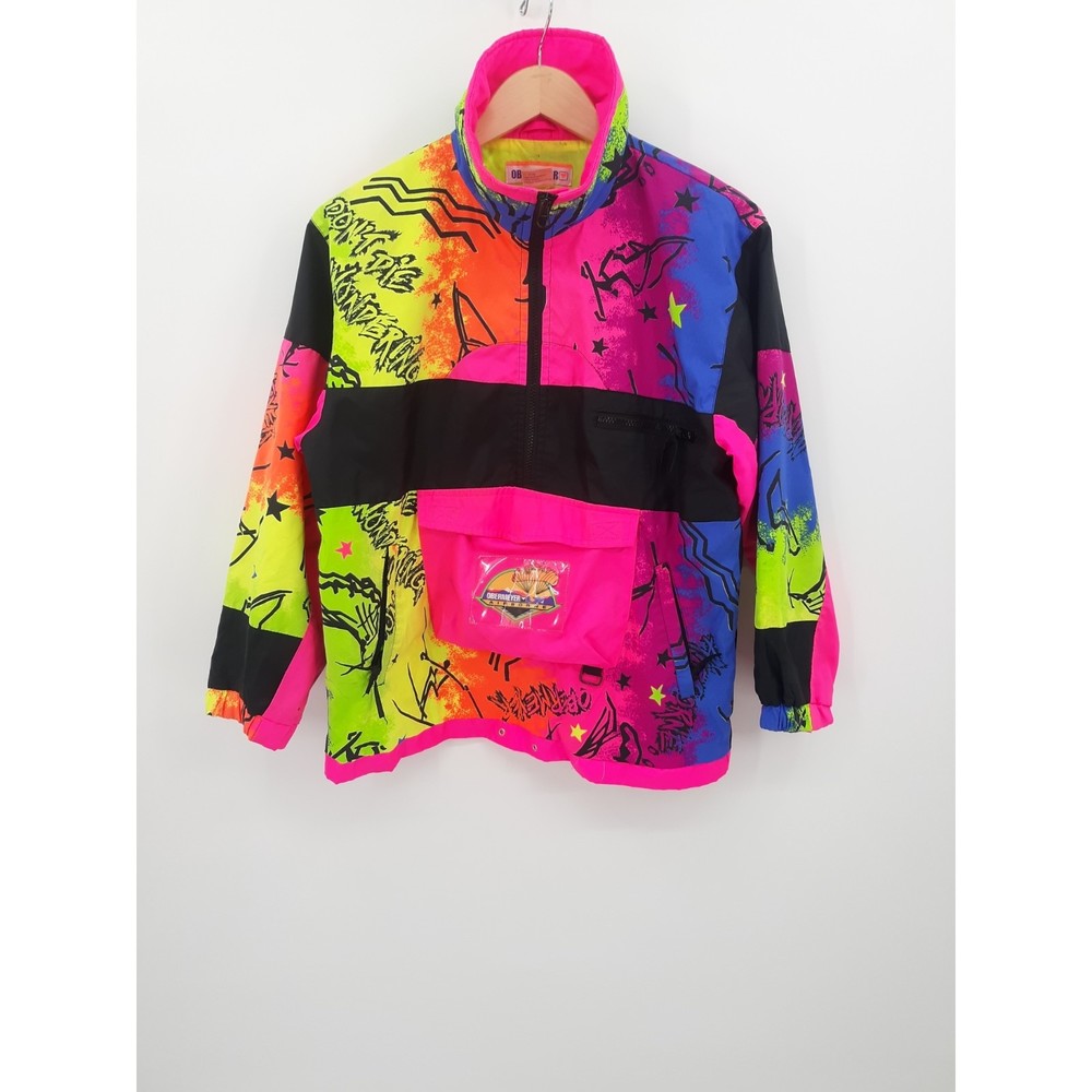 VTG Obermeyer Airborne Neon Airwave Pullover Juniors size 14